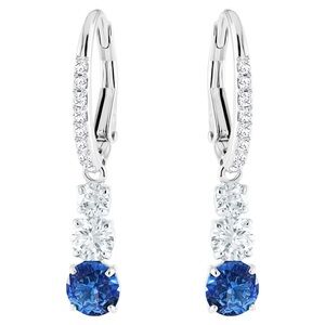 Swarovski Stilla Attract drop earrings - Blue
